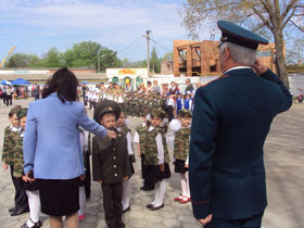 праздничный парад дошколят