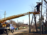 Ведутся работы по благоустройству города