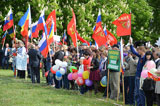 Митинг, посвященный 72-й годовщине Победы в ВОВ